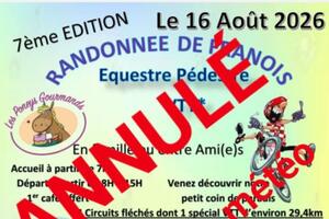 ANNULÉ -> Randonée de Franois Pedestre Equestre VTT